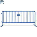 Hot Dipped Galvanized Steel or Powder Coat Color Finish Metal Crowd Control Pedestrian Barricades.